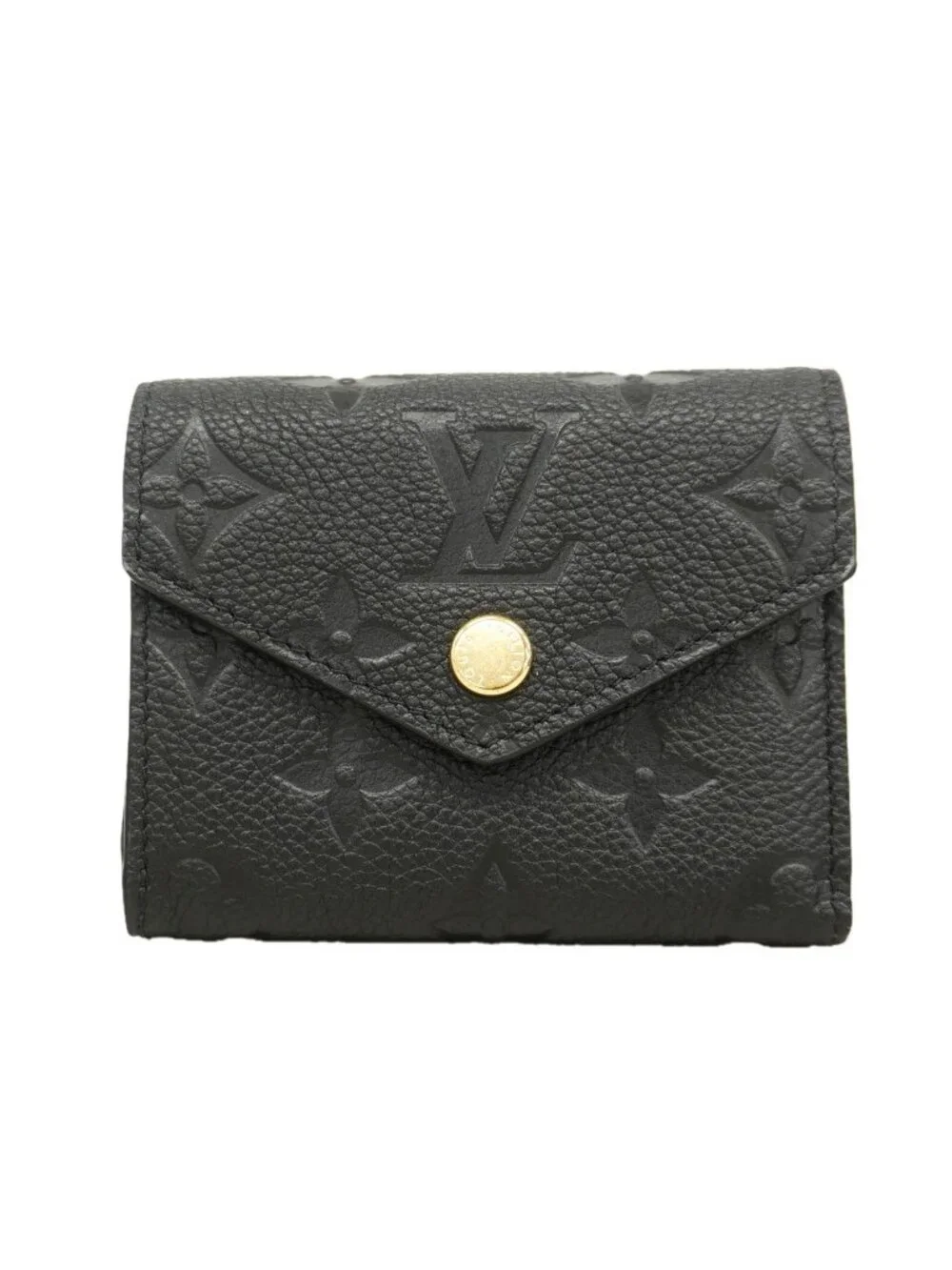 Louis Vuitton Trifold Wallet Monogram Empreinte Portefeuille Zoe Noir